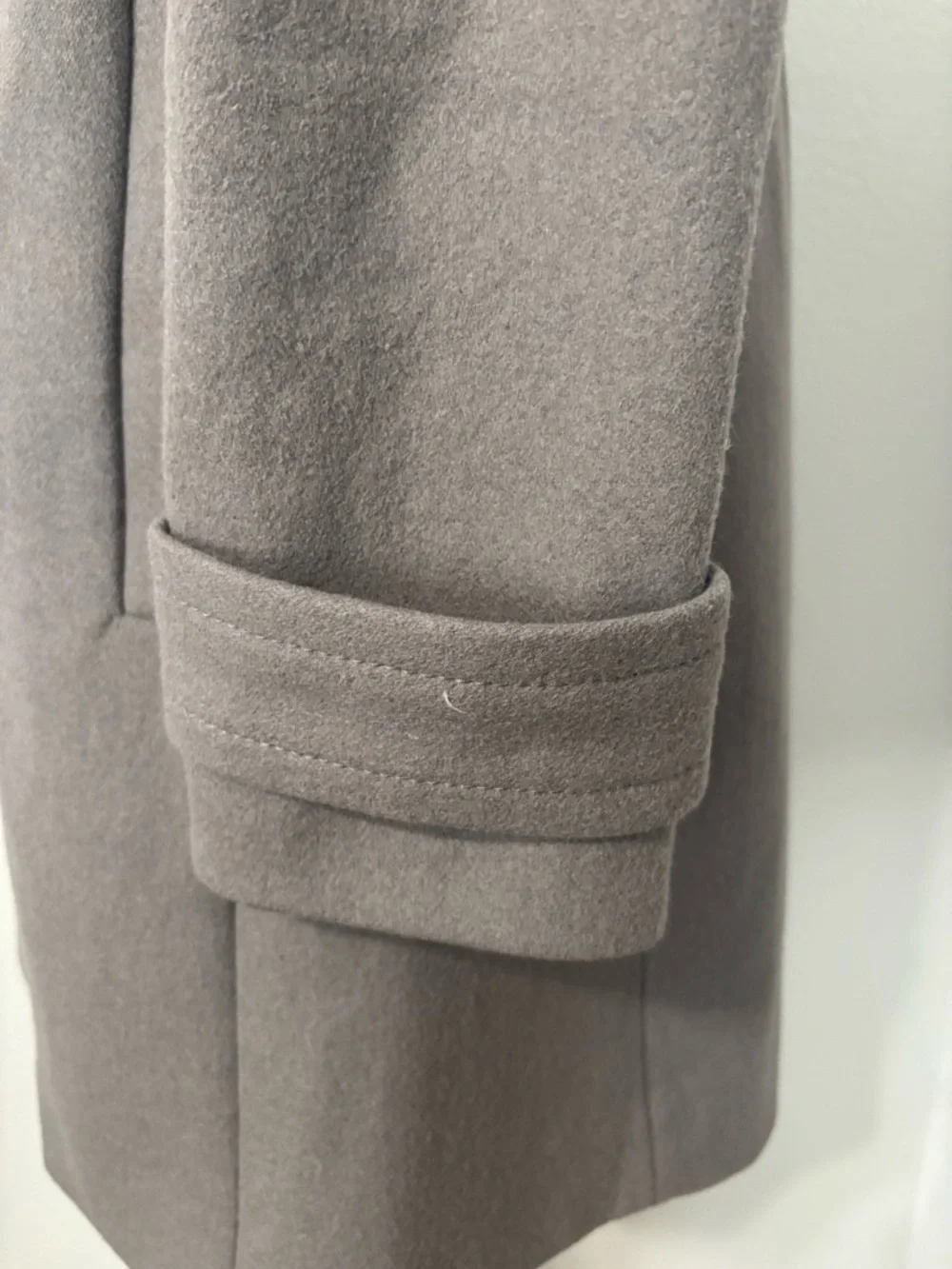 J.Crew Womens Lady Day Coat Size 4 Wool Blend Jacket Gray Knee Length EUC - Picture 6 of 13